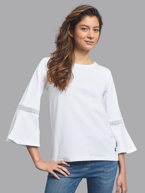 beverly hills polo club white regular fit top