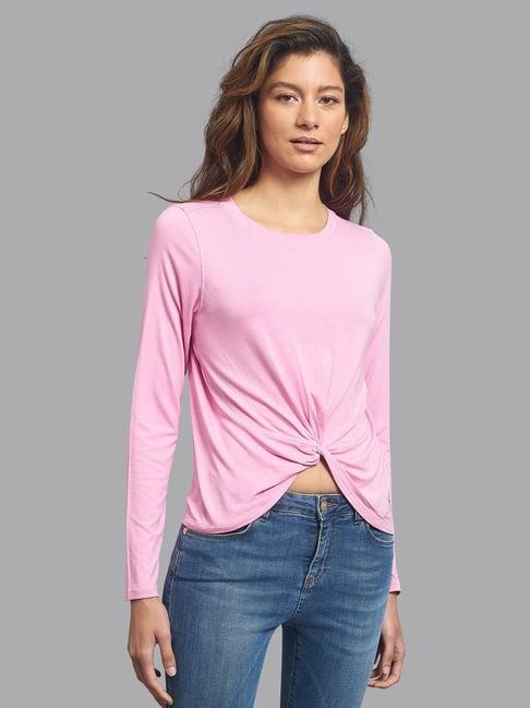 beverly hills polo club pink regular fit top