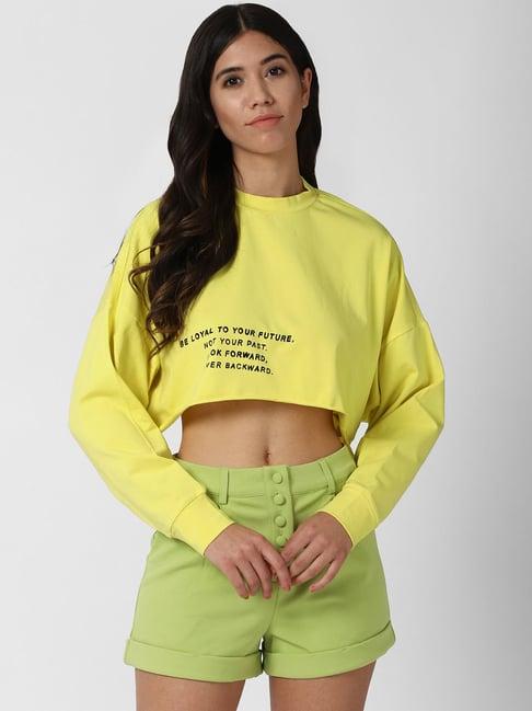 forever 21 graphic crop tops