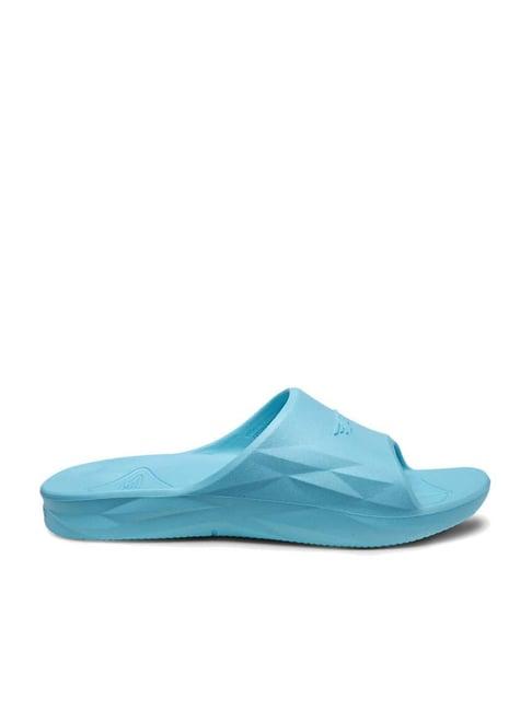 red tape women's aqua blue slides