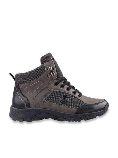 bacca bucci men's hike grey casual boots