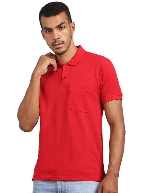 venitian- forbidden clothing red polo t-shirt