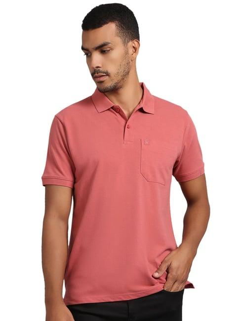 venitian- forbidden clothing light red polo t-shirt