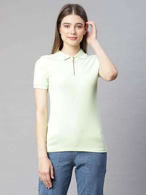 global republic light green regular fit top