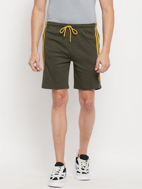 duke olive regular fit shorts