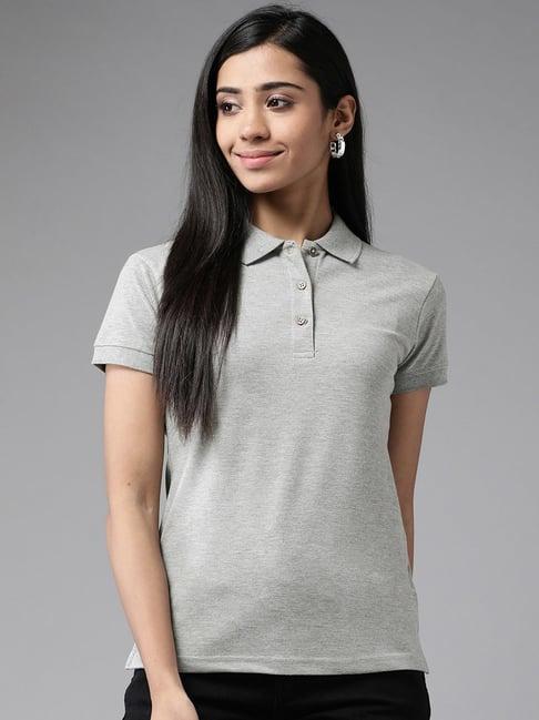 cayman grey polo t-shirt