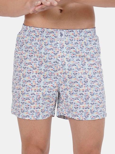 u.s. polo assn. ivory printed boxers