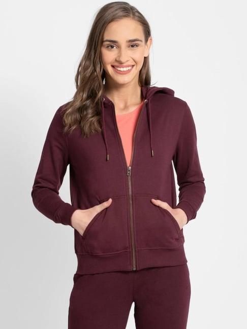 jockey violet regular fit hoodie