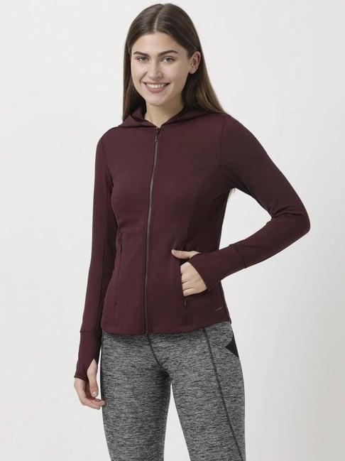 jockey violet regular fit hoodie