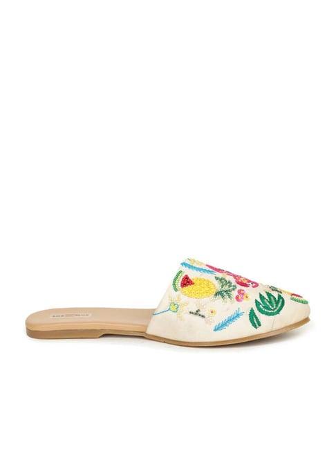 shezone cream mule shoes