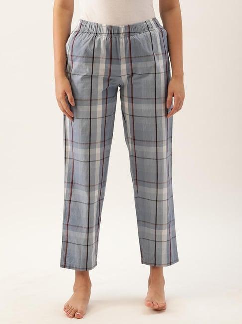 clt.s blue checks pajamas