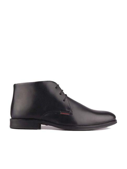 red chief men's black chukka boots