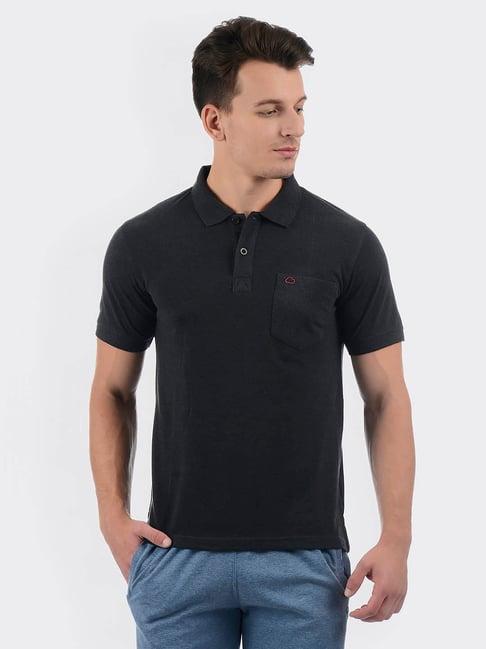 sweet dreams charcoal regular fit polo t-shirt