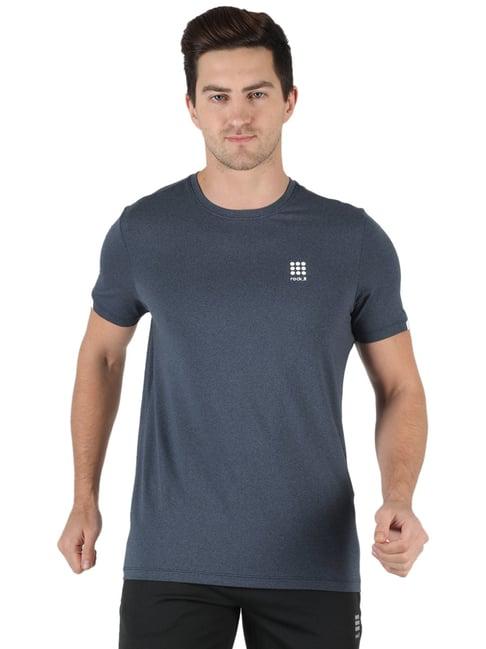 rock.it grey self pattern regular fit t-shirt