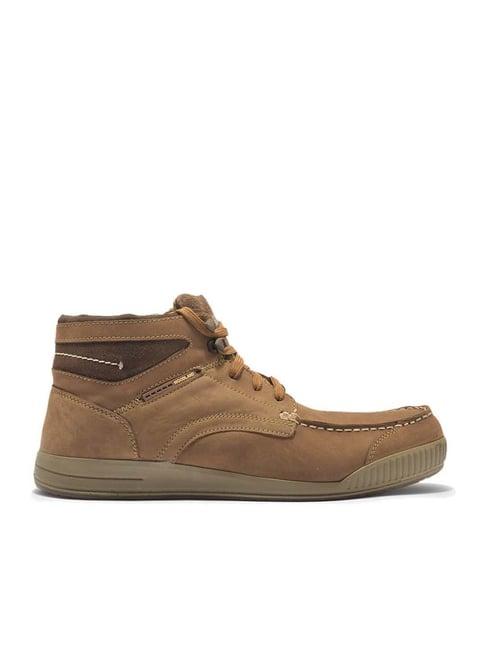 woodland men's tobacco casual boots