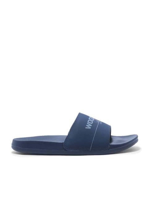 woodland men's navy slides