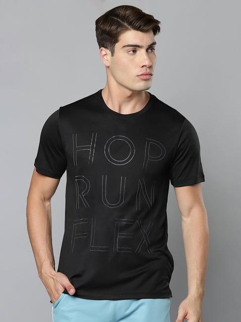 alcis black round neck t-shirt