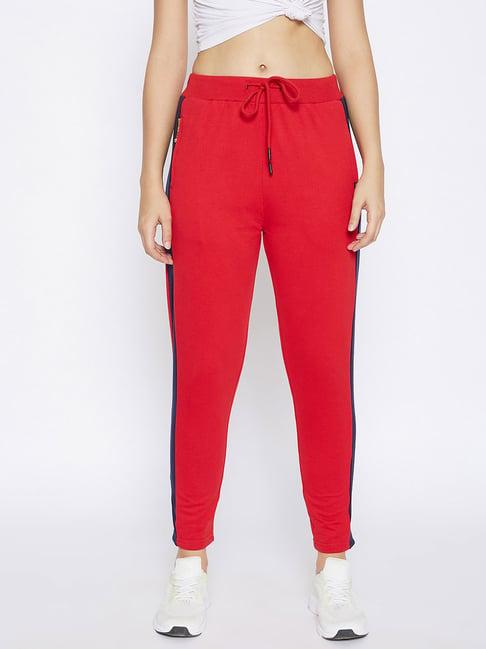 crimsoune club red slim fit track pants