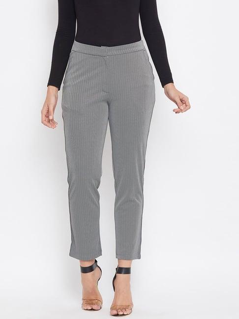 crimsoune club grey printed trousers