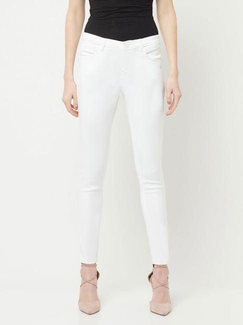 crimsoune club white super skinny fit jeans