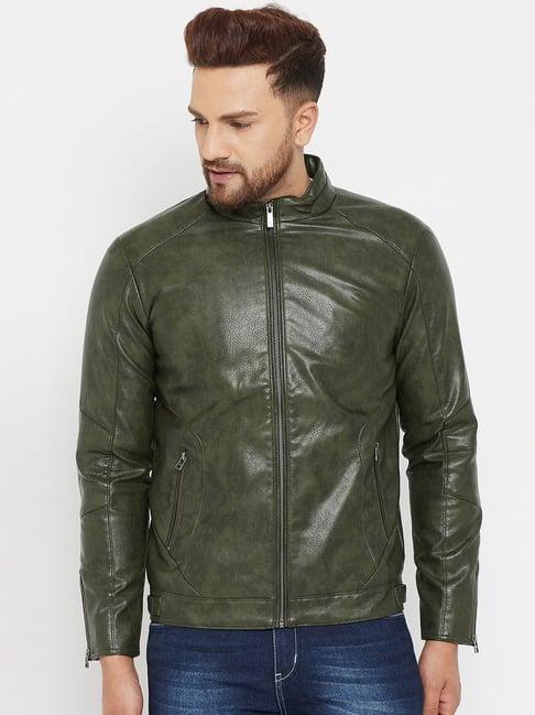 crimsoune club olive green slim fit jacket