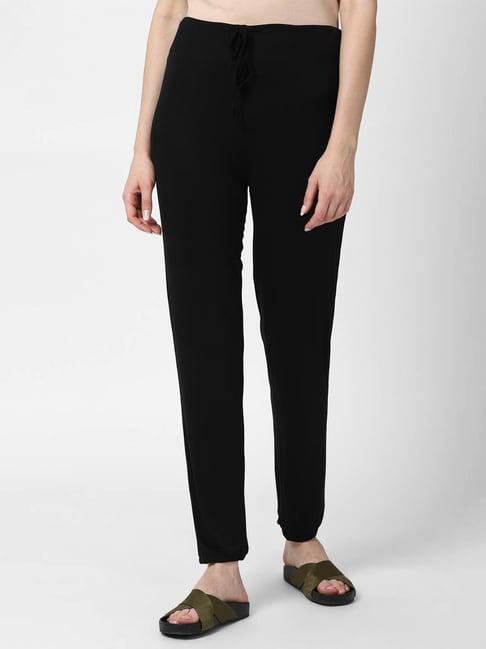 forever 21 black full length joggers