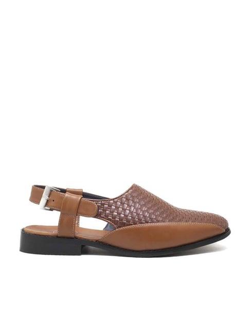 monkstory men's avola tan back strap sandals