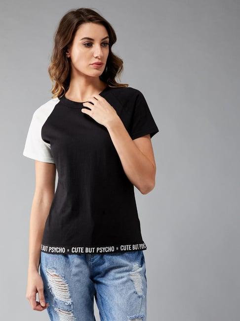 dolce crudo black regular fit t-shirt