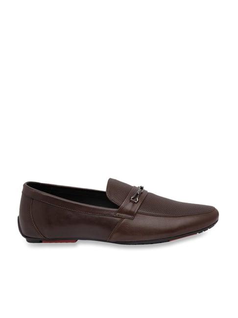 rocia by regal men's brown casual loafers