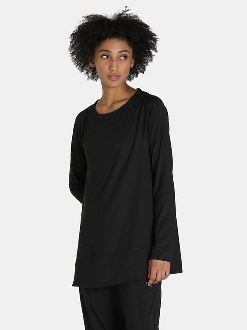 puma maternity  black full sleeves top