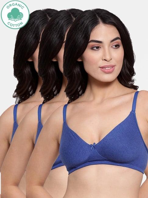 inner sense blue bra (pack of 3)