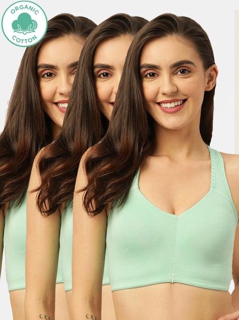 inner sense green bra (pack of 3)