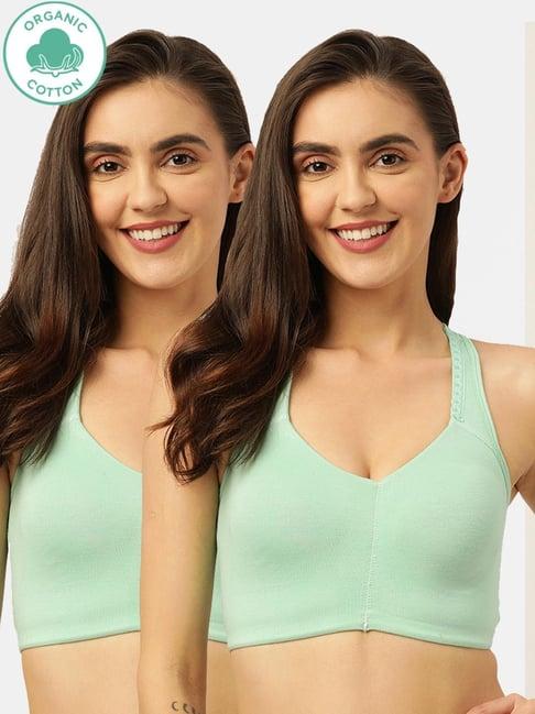 inner sense green bra (pack of 2)