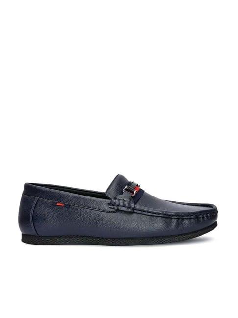 hydes n hues men's navy blue casual loafers