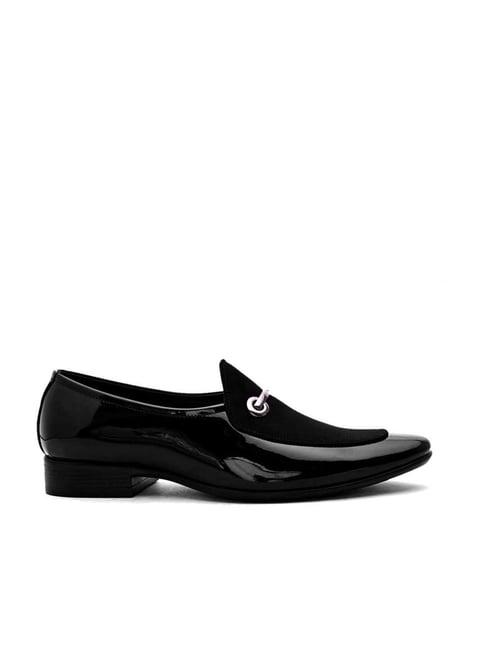 hydes n hues men's core black casual loafers