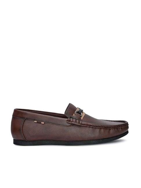 hydes n hues men's cognac casual loafers