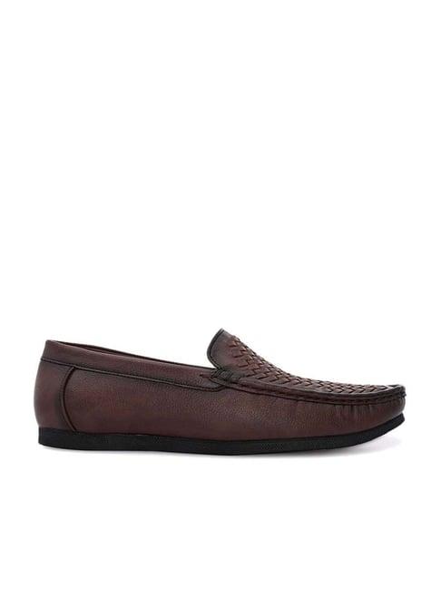 hydes n hues men's brown casual loafers