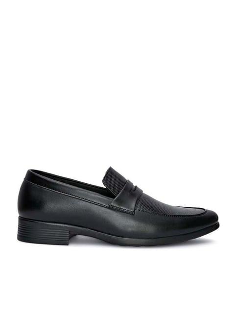 hydes n hues men's black formal loafers