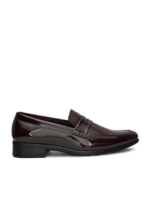 hydes n hues men's chocolate brown formal loafers