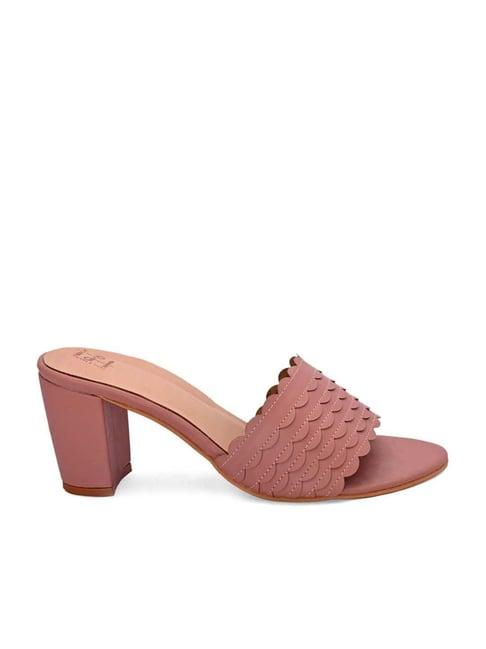 hydes n hues women's rose pink casual sandals