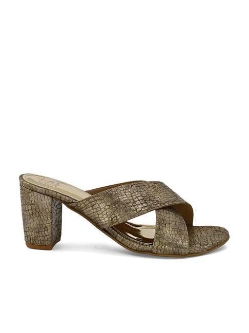 hydes n hues women's golden cross strap sandals