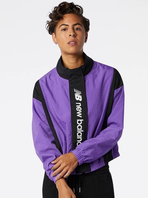 new balance violet full sleeves jacket