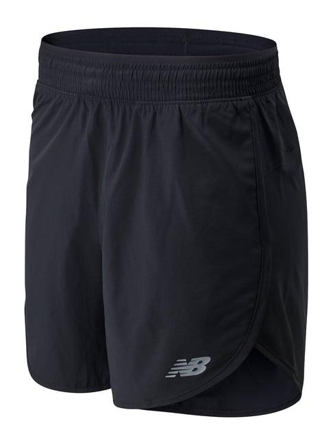 new balance black sports shorts