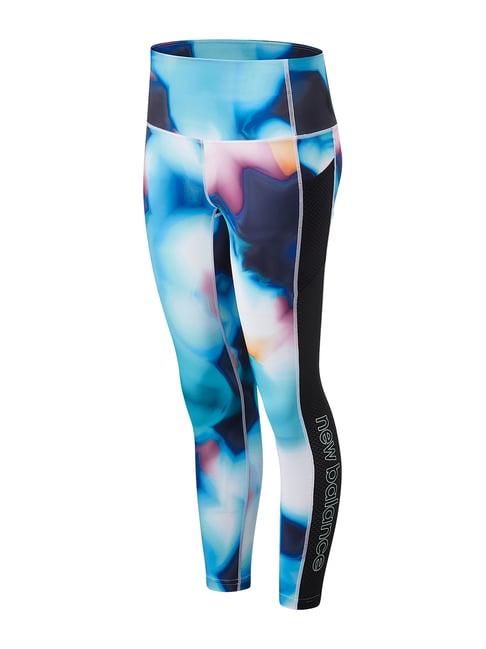 new balance multicolor printed tights