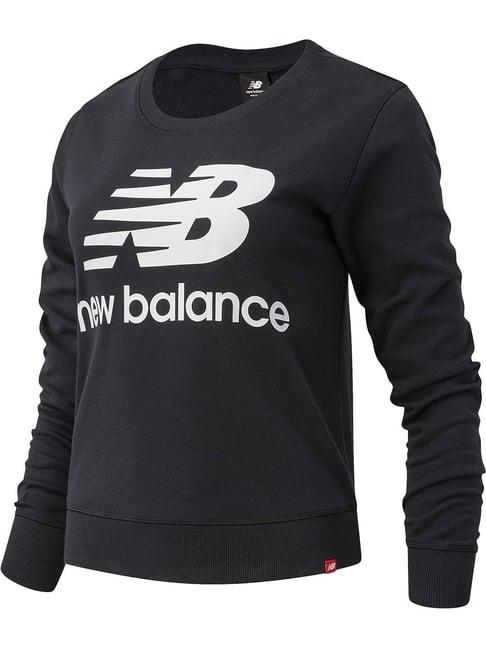 new balance black full sleeves sweatshirt