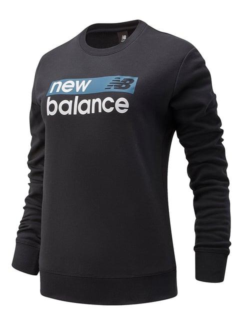 new balance black full sleeves sweatshirt