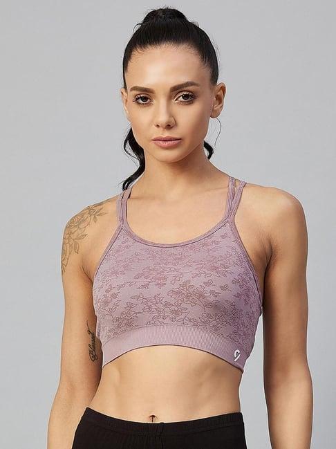 c9 airwear mauve self print sports bra