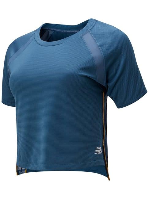 new balance teal round neck t-shirt