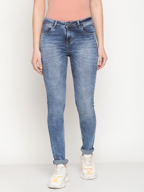 mettle blue skinny fit jeans