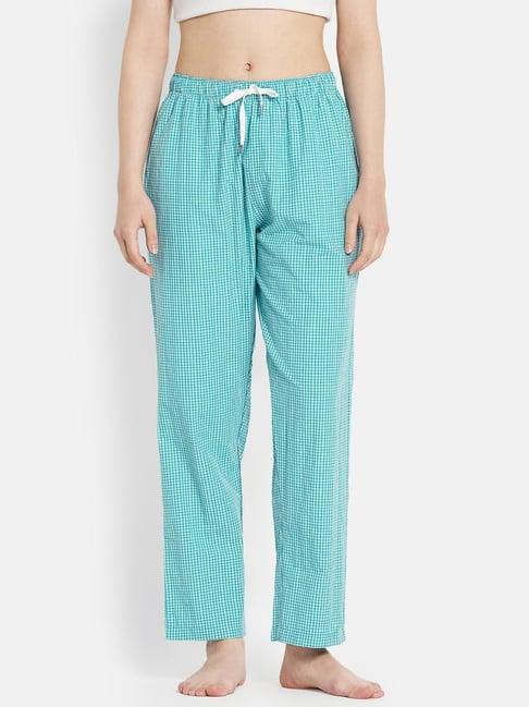 mettle turquoise checks pajamas